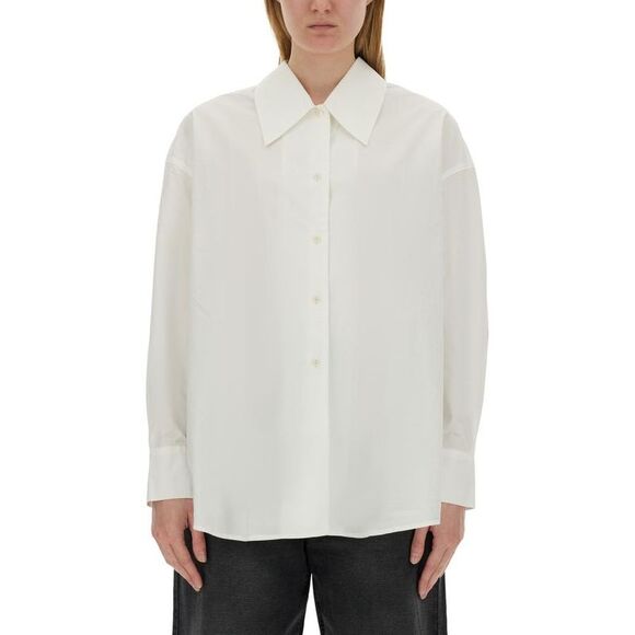 YMC Oversized Poplin Shirt Women WHITE Shirts